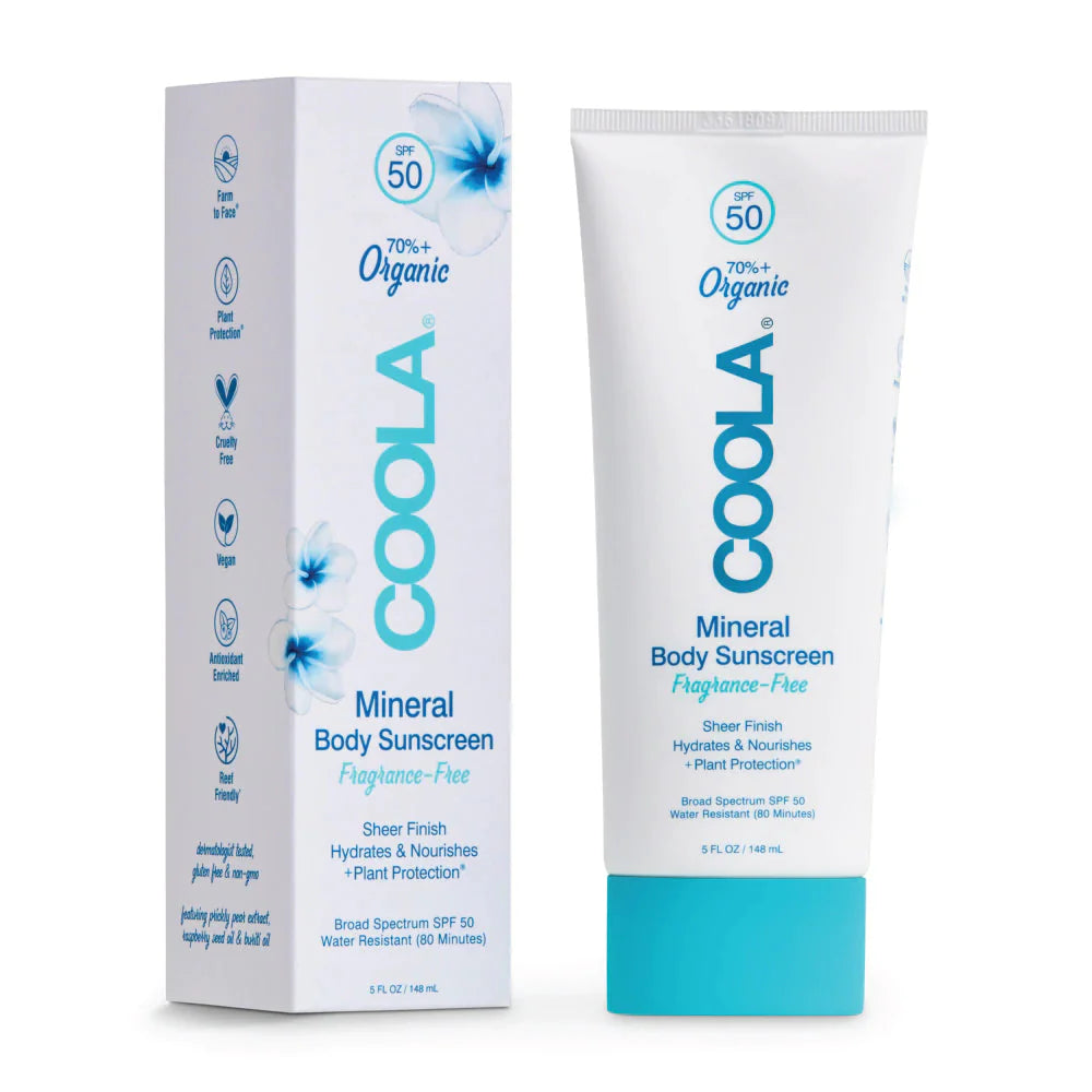 Mineral Body Organic Sunscreen Lotion SPF 50 - Fragrance-Free
