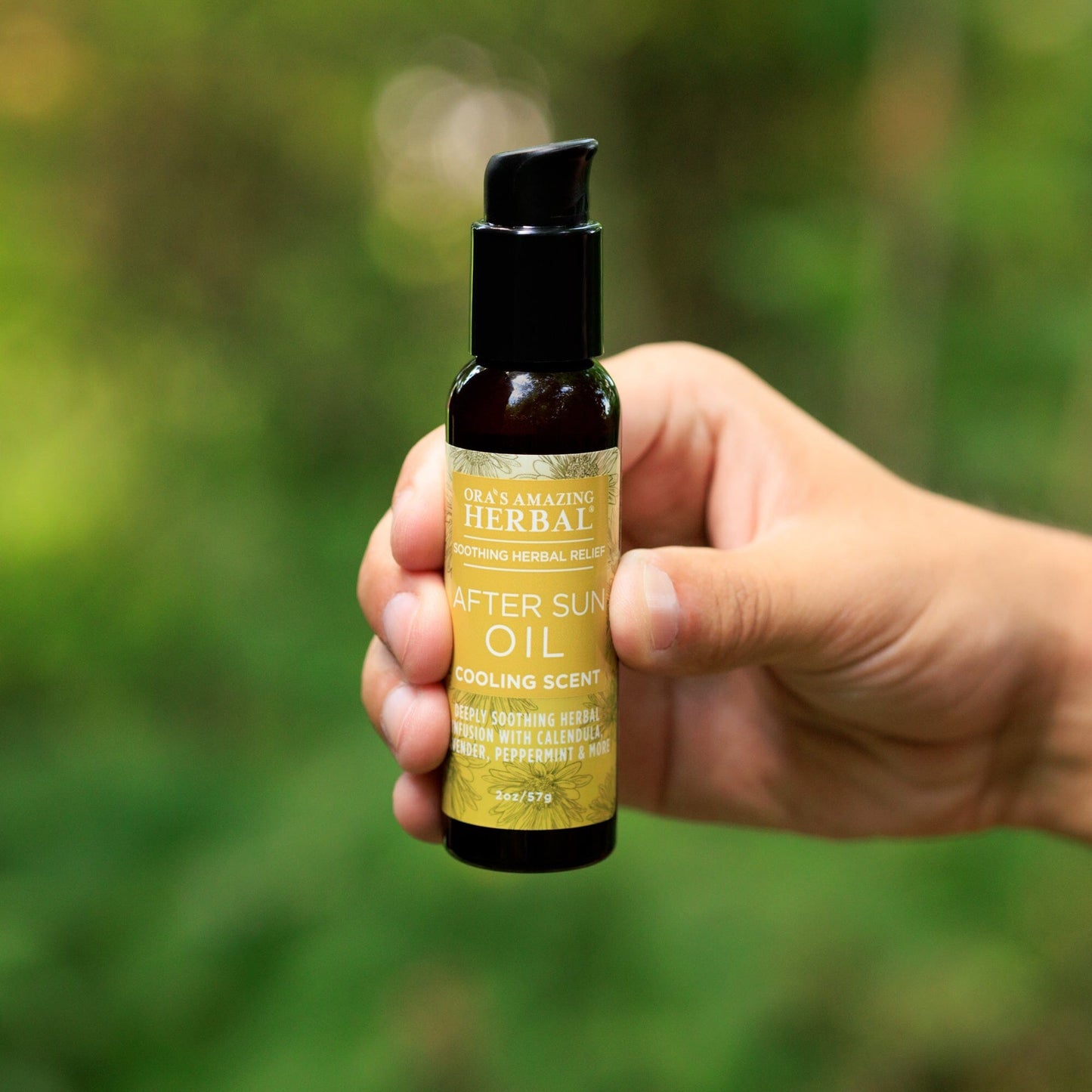 After Sun & Shave Oil Body Oil Ora's Amazing Herbal 2 oz