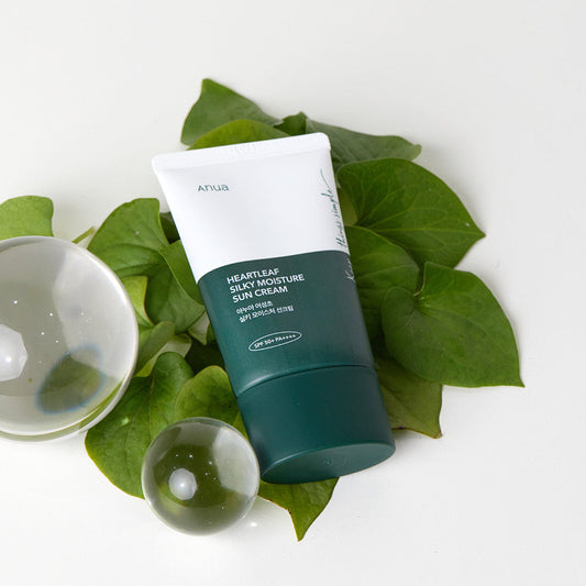 [Anua] Heartleaf Silky Moisture Sun Cream 50ml